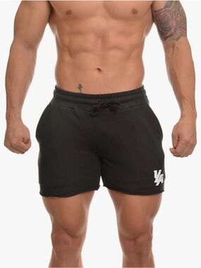YoungLa Men's Medium Black Bodybuilding workout shorts